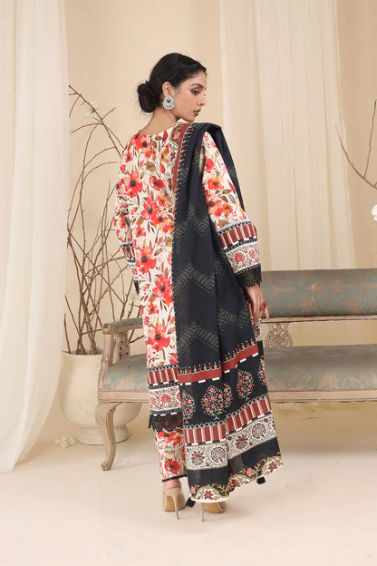 3 PIECE - EMBROIDERED KHADDAR MYS-3PW24-03