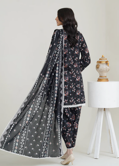 3 Pc Unstitched Digital Printed Lawn Suit - SR-8236